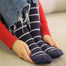 Load image into Gallery viewer, COMRAD COMPRESSION SOCKS 3-PACK (WHITE / NAVY / BLACK)